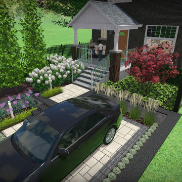 Central Toronto Front Yard Parking Pad
