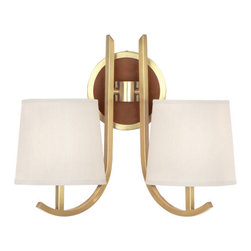 Robert Abbey Franceso Brass with Leather Accent - Bar Carts