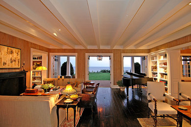 Inspiration for a contemporary living room remodel in Los Angeles