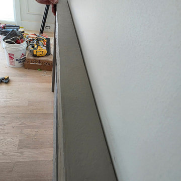 Cast Stone Fireplace Installation