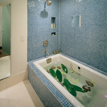 Iridescent Glass Tile Ideas