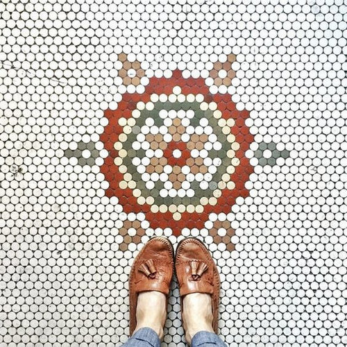 Diy Hexagon Or Penny Tile Floor, Hex Tile Patterns