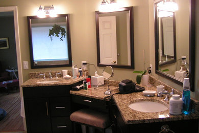 Inspiration for a transitional bathroom remodel in Other