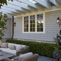 North Shore Chicago Shingle Style Home - Outdoor Wall Lights And Sconces
