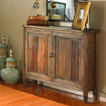 Uttermost Altair Reclaimed Wood Console Cabinet, Gray