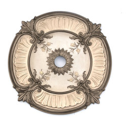 Ceiling Medallions Painted Acanthus - Ceiling Medallions