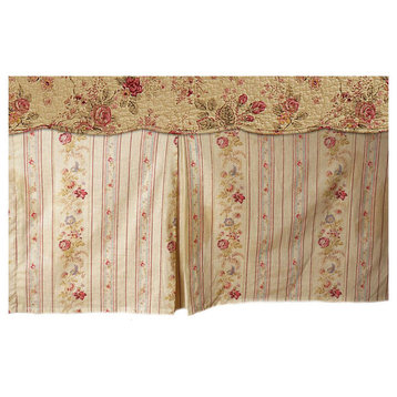 Greenland Antique Rose Collection Bed Skirt, Full