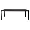 Lacquered Wood Dining Table (L) | Zuiver Storm, Black