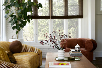 Living room - transitional living room idea in Atlanta