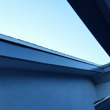 Fascia Wrap, Custom Sectional Slant Back Box Gutters in Studio City