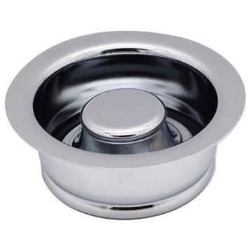 Insinkerator Style Disposal Flange And Stopper In Oil Rubbed Bronze, Polished Chrome
