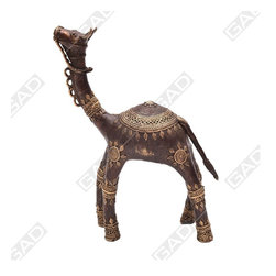 STOUT DHOKRA CAMEL STATUE - Decorative Objects And Figurines