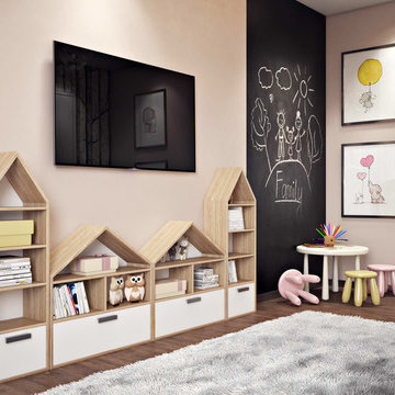 3ds max Architectural Visualization For Child’s Bedroom