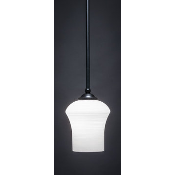 Zilo 1 Light Mini Pendant In Matte Black (560-MB-681)