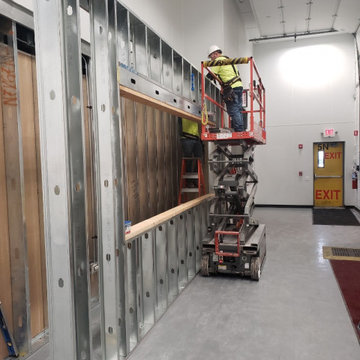 Commercial - Multiple wall relocation and install