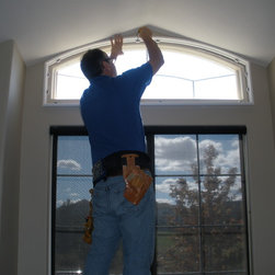 Arch Shaped PolyCore Shutter install - Interior Shutters