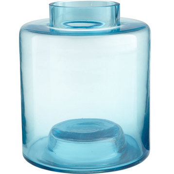 Wishing Well Vase, Blue, Small