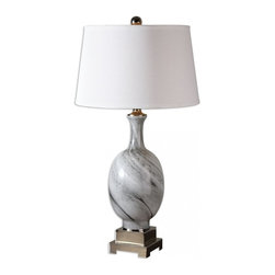 www.essentialsinside.com: grigio gray glass lamp - Lighting
