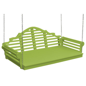 Poly Marlboro Swingbed, Tropical Lime, 4 Foot