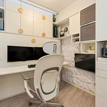 Micro Murphy Bed Office