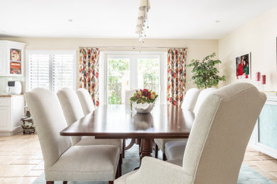 Inspiration for a dining room remodel in Orange County