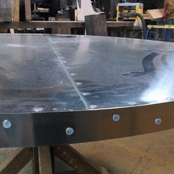 Zinc Round Table Top - Table Tops And Bases