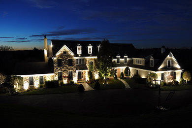 This is an example of a traditional landscaping in Philadelphia.