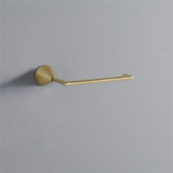 brass toilet paper holder | CB2 - Bathroom Accessory Sets