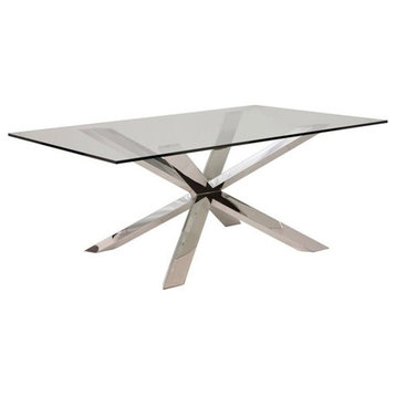 Culture Dining Table, Chrome