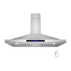 42 Inch Range Hoods Vents Houzz Golden Vantage Llc 42 Wall Mount Range Hood With Remote And Touch