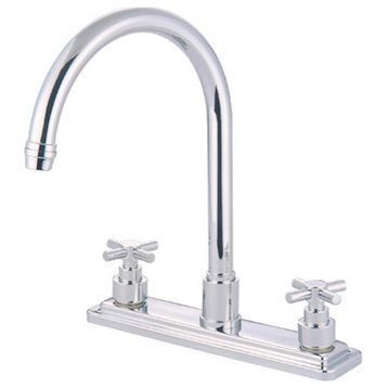 Kingston Brass KS879.EXLS Elinvar 1.8 GPM Standard Kitchen Faucet - Polished