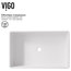 VIGO Magnolia Handmade Matte Stone Vessel Sink With Wall Mount Faucet