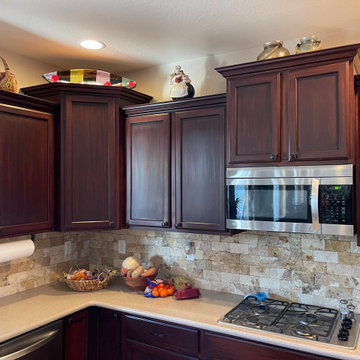 Stain and Paint Kitchen Reface