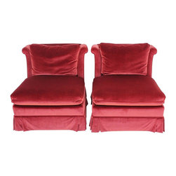 Vintage Drexel Slipper Chairs - Furniture