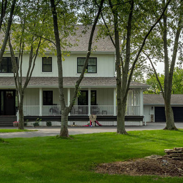 Luxury Farmhouse Estate with Wrap-Around Porch & Scenic Grounds
