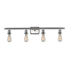 4-Light 36" Bath Vanity Light Brushed Satin Nickel -  LED Bulbs Included
