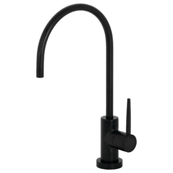 Kingston Brass Single-Handle Cold Water Filtration Faucet, Matte Black