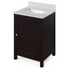 Jeffrey Alexander Astoria 24" Espresso Single Sink Vanity With Marble Top