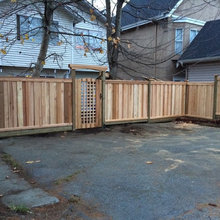 New Cedar Fence in Kitsilano