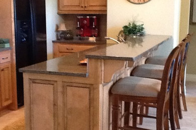 Kitchen - transitional kitchen idea in Other