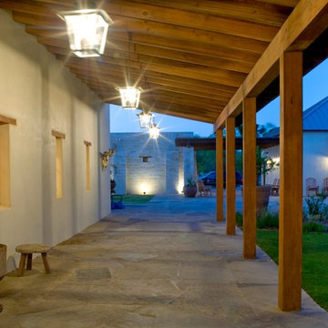 Rustic Hacienda Style Texas Ranch