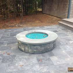 Blue Marble Tumbled Project - Fire Pits