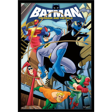 Batman The Brave And The Bold Poster, Black Framed Version