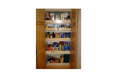 Pull Out Pantry with Gliding Shelves