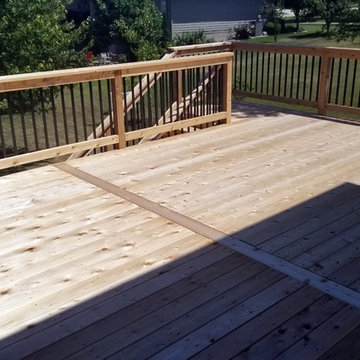 Cedar Resurface and Custom Cedar Wall