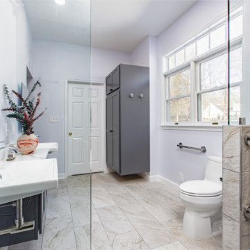 Master Bathroom Remodeled With Stand Alone Tub, Standing Shower, Warrenton VA