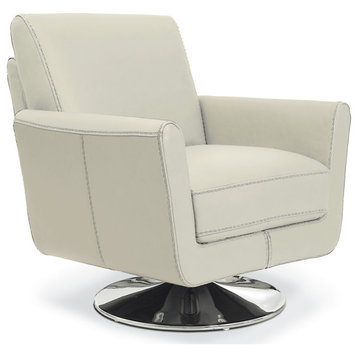 Savina Allegro Accent Chair Full Grain Italian Leather