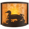 11 Wide Loon Wall Sconce