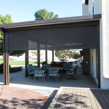 Motorized Power Screens Sun Control Patio