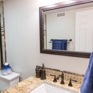 Orange Bathroom